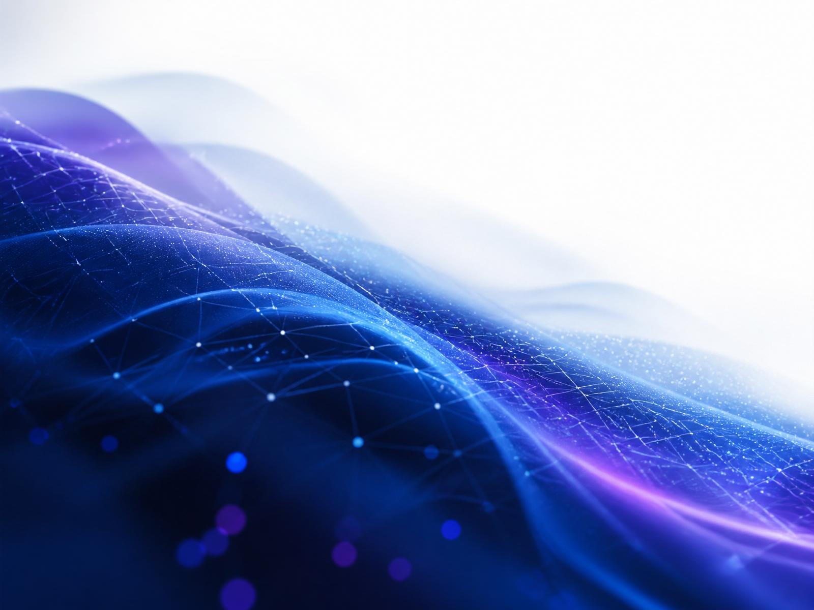 Abstract visualization of AI transformation